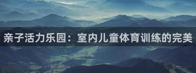 亲子活力乐园：室内儿童体育训练的完美